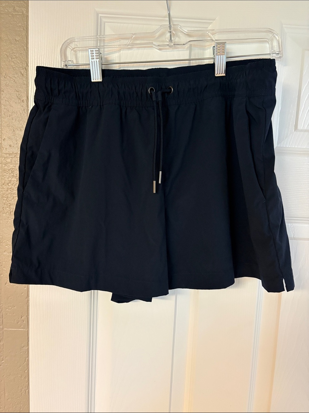 Athleta Black Athletic Drawstring Shorts